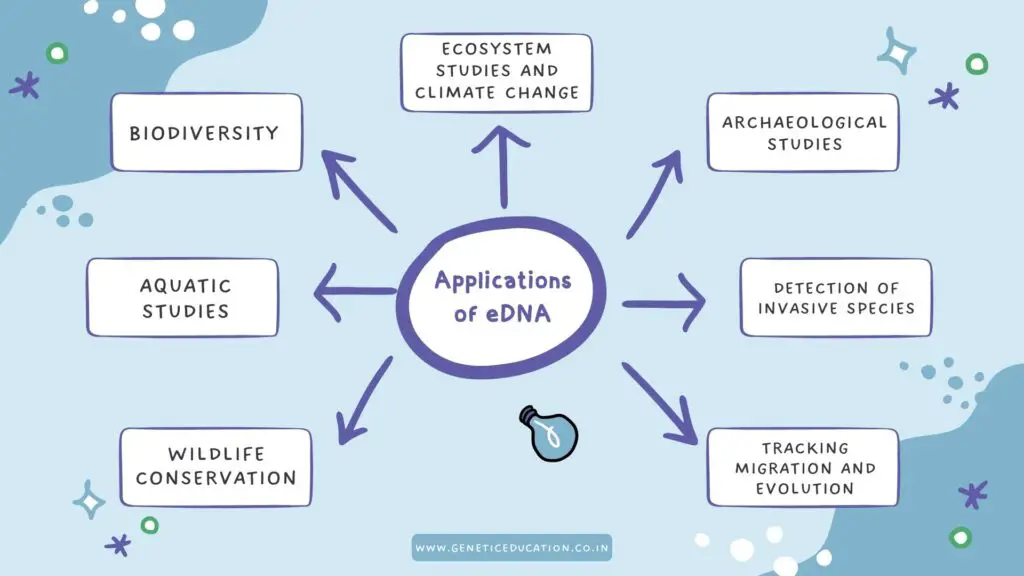 Applications of environmental DNA.