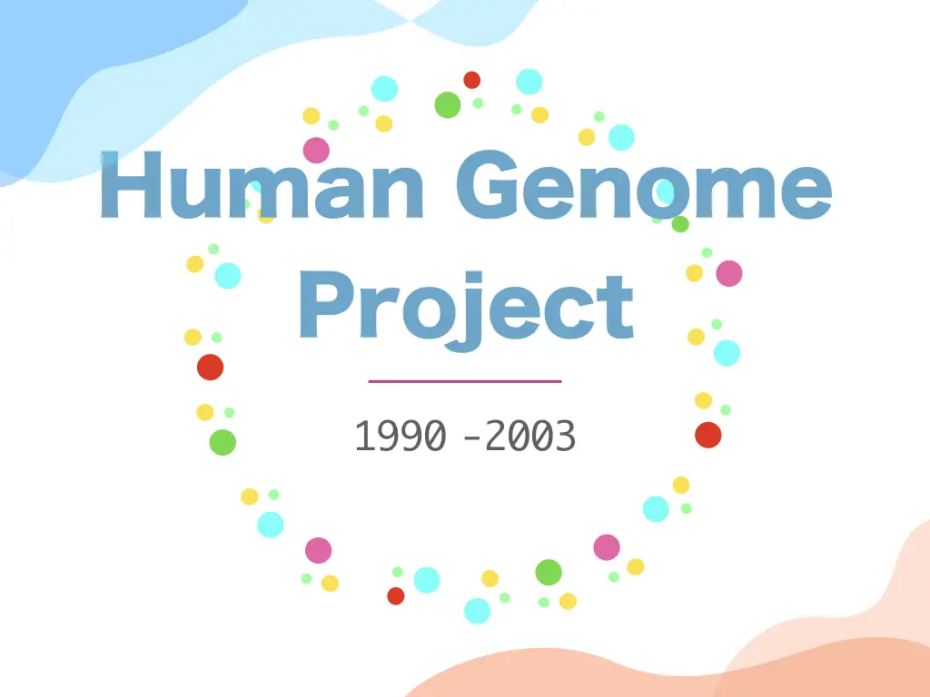 Human Genome Project Timeline