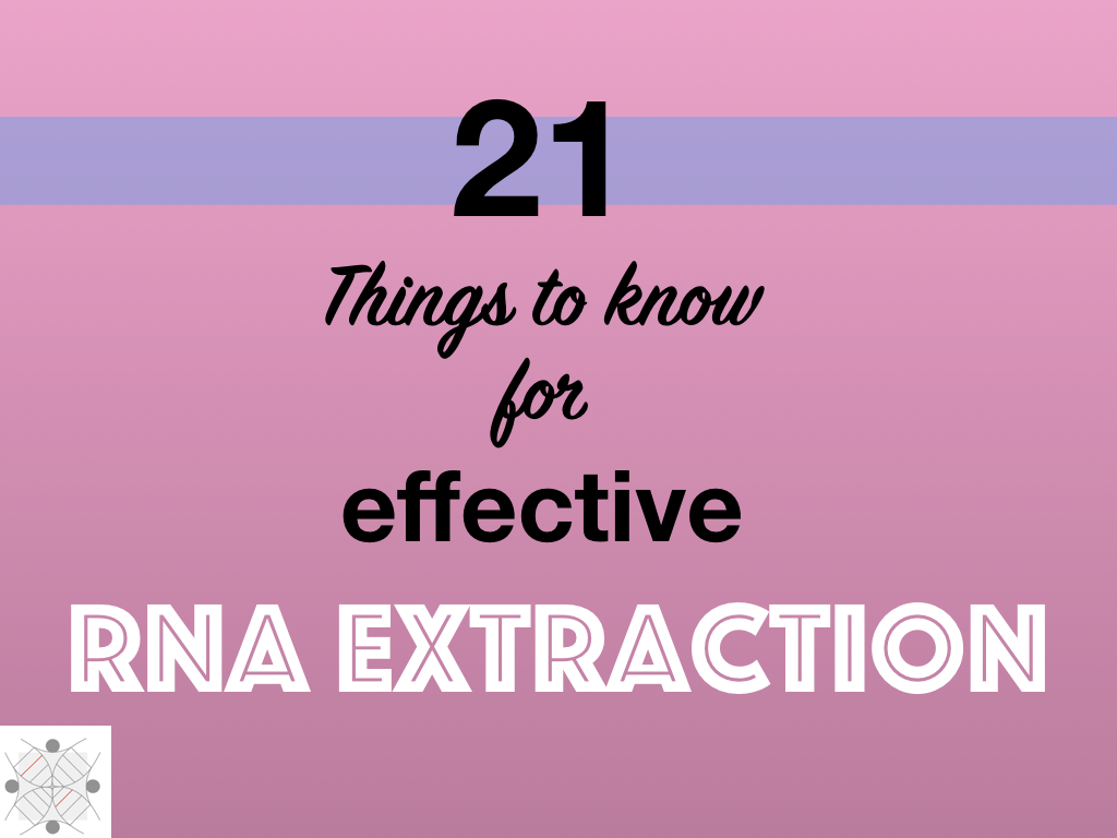 21 things to know for effective RNA extraction