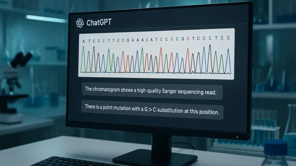 ChatGPT for Sanger sequencing results