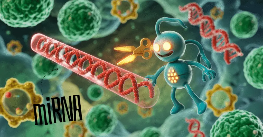How does miRNA regulate gene expression