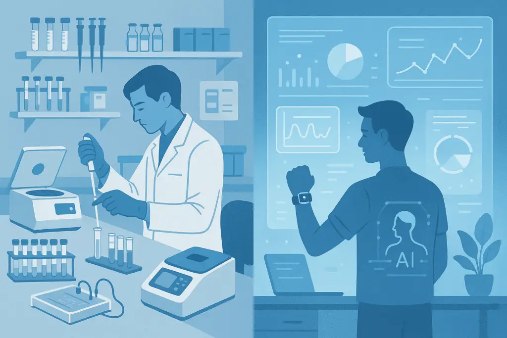 Wet lab research vs clinical research