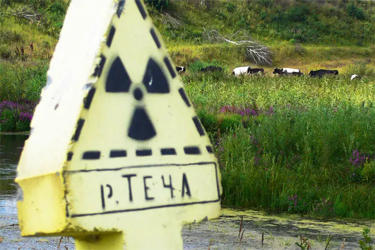 Image used to show Mayak nuclear disaster.