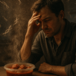 AI- generated image showing the DNA damage caused by Chinese food.