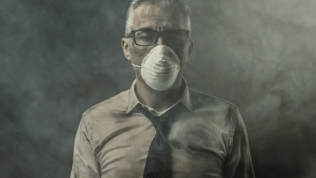Image is used to show effect of air pollution on our DNA