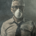 Image is used to show effect of air pollution on our DNA