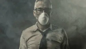 Image is used to show effect of air pollution on our DNA