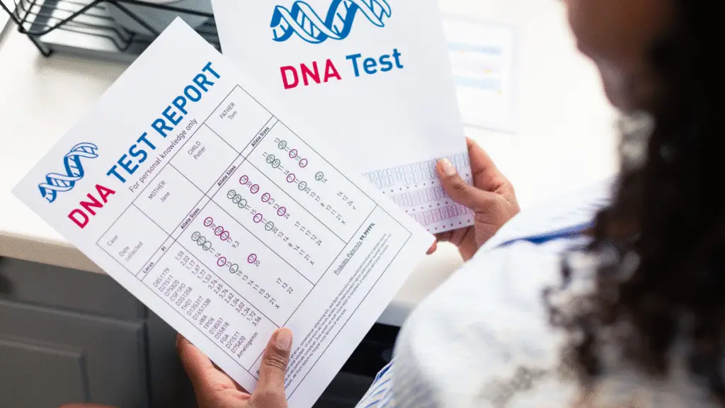 An image to show 10 different types of DNA tests