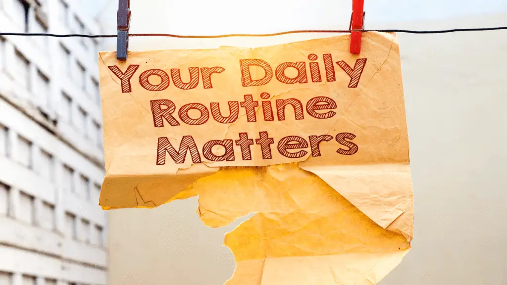 Image is used to show the importance of daily routine to improve your genetic health.