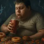 AI generated image shows how sugar damages our DNA.