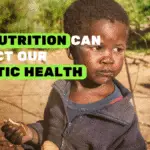 Image is used to show how malnutrition can affect our genetic health