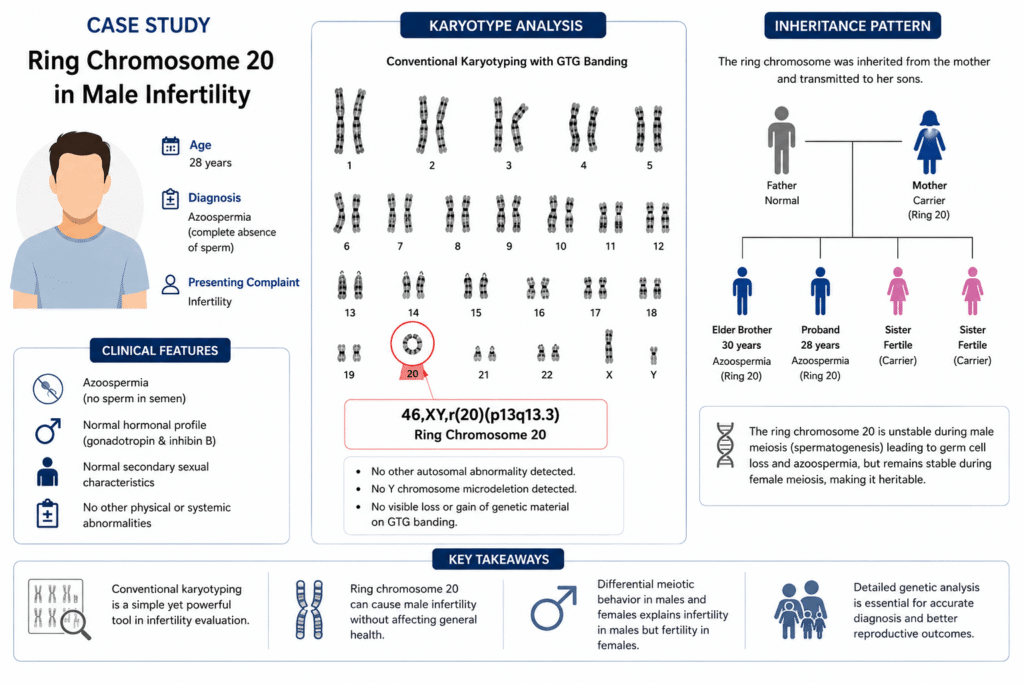 An infographic of a case study. 